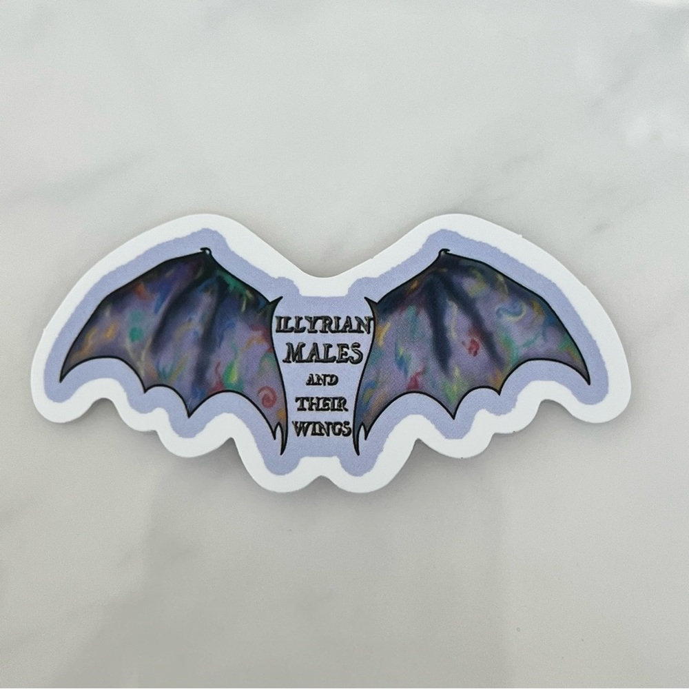 5/$10 Waterproof Vinyl Stickers ACOTAR ILLYRIAN MALES AND THER WINGS